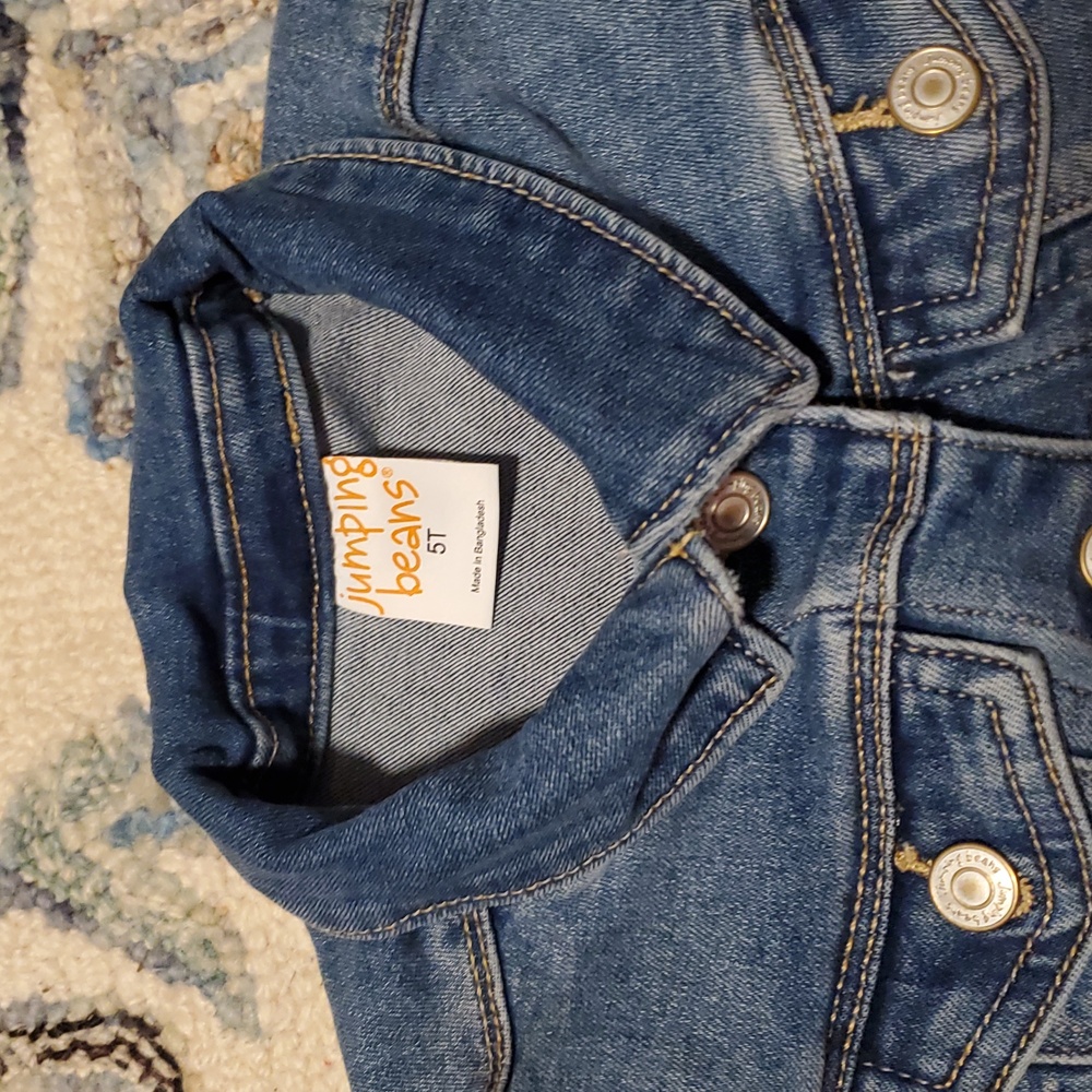 Jumping Beans Blue Jean Jacket for Kids | Size 5T - Picture 2 of 6